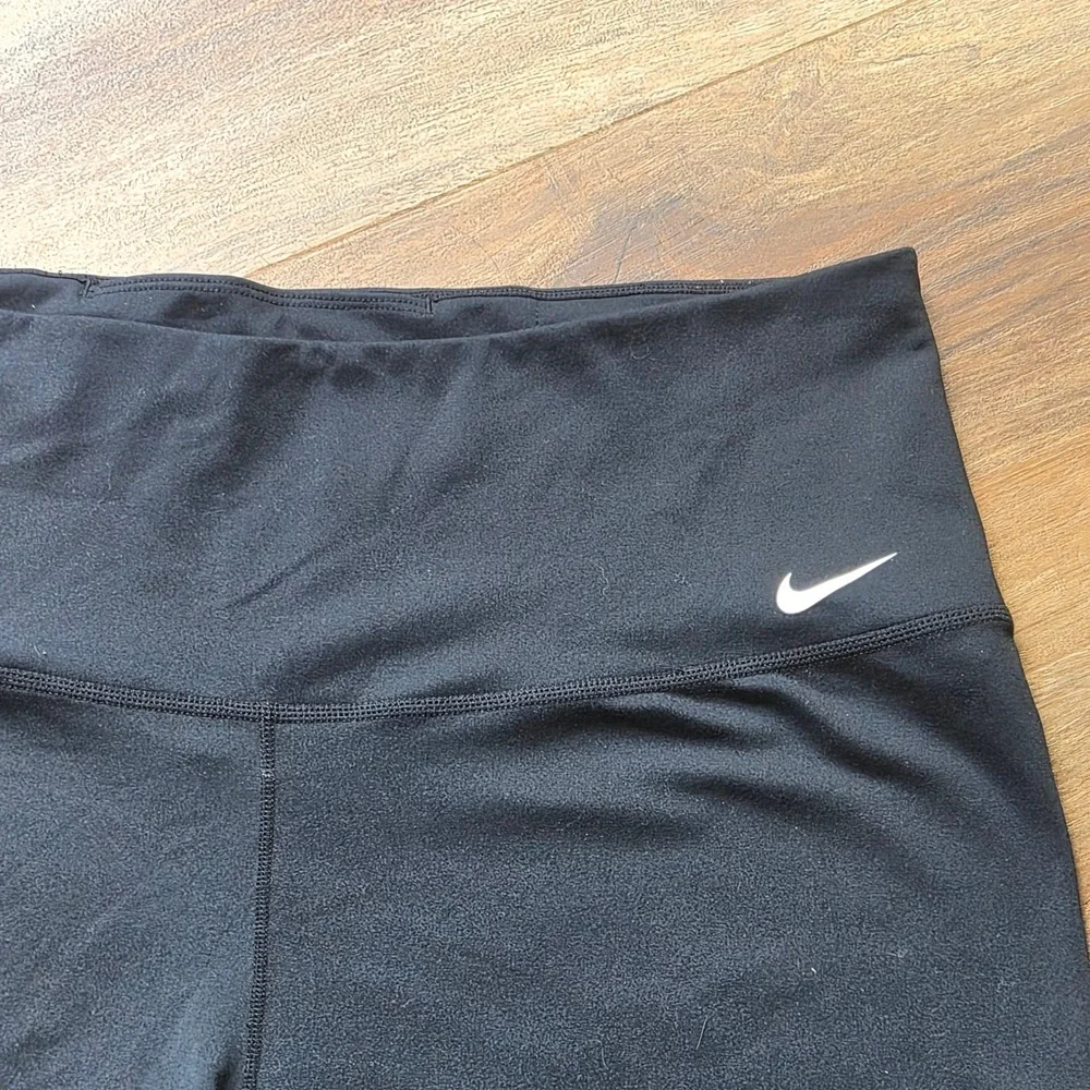 Nike Dri-FIT Womens High Rise Biker Shorts Black XL Athletic Yoga Gym Running